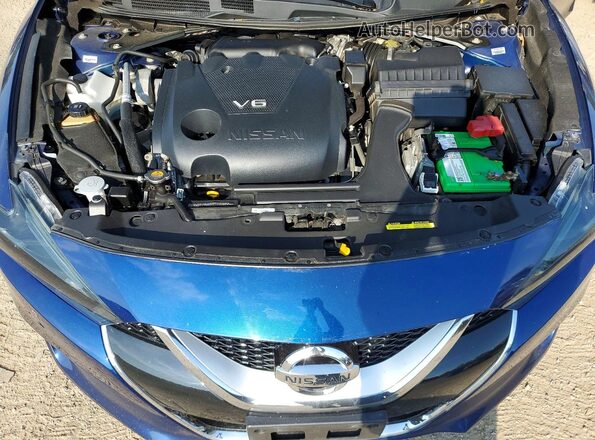 1N4AA6AP0GC412174 2016 NISSAN MAXIMA Blue Rear interior view