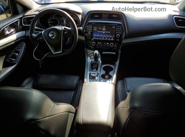 1N4AA6AP0GC412174 2016 NISSAN MAXIMA Blue Dashboard view