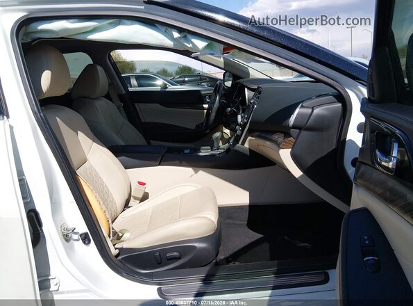 1N4AA6AP0GC420565 2016 NISSAN MAXIMA White წინა სალონის ხედი