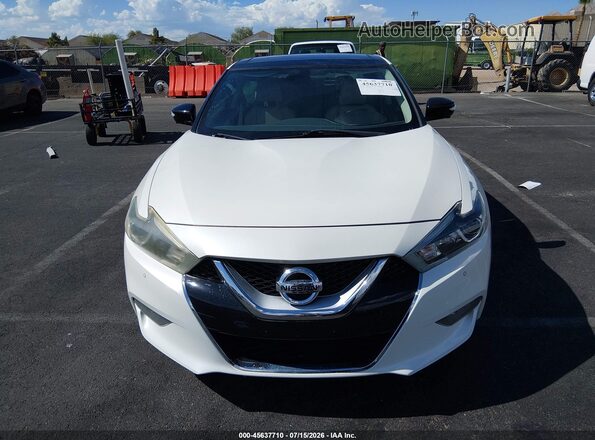 1N4AA6AP0GC420565 2016 NISSAN MAXIMA White ხელსაწყოთა პანელის ხედი