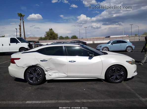 1N4AA6AP0GC420565 2016 NISSAN MAXIMA White უკანა სალონის ხედი