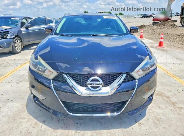 1N4AA6AP0GC434160 2016 NISSAN MAXIMA Black Widok z przodu