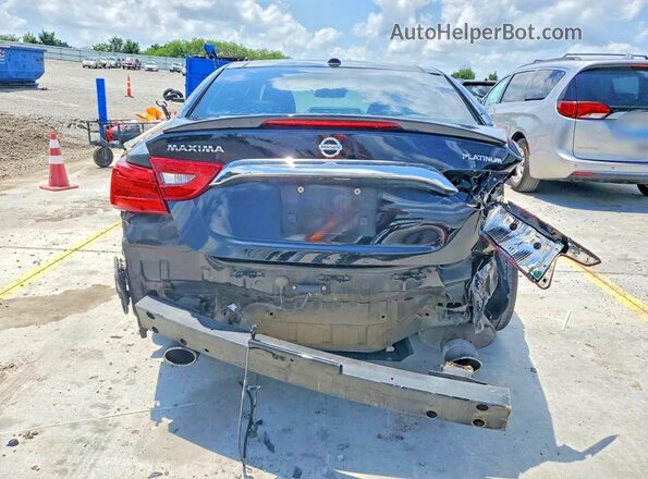 1N4AA6AP0GC434160 2016 NISSAN MAXIMA Black Widok z tyłu