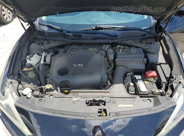 1N4AA6AP0GC434160 2016 NISSAN MAXIMA Black Widok wnętrza z tyłu