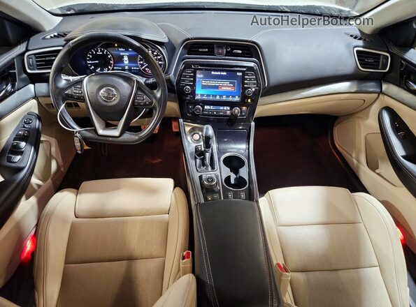 1N4AA6AP0GC440220 2016 NISSAN MAXIMA Белый Вид панели приборов