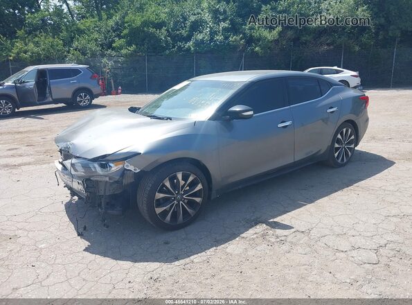 1N4AA6AP0GC441139 2016 NISSAN MAXIMA Gray Передня ліва чверть