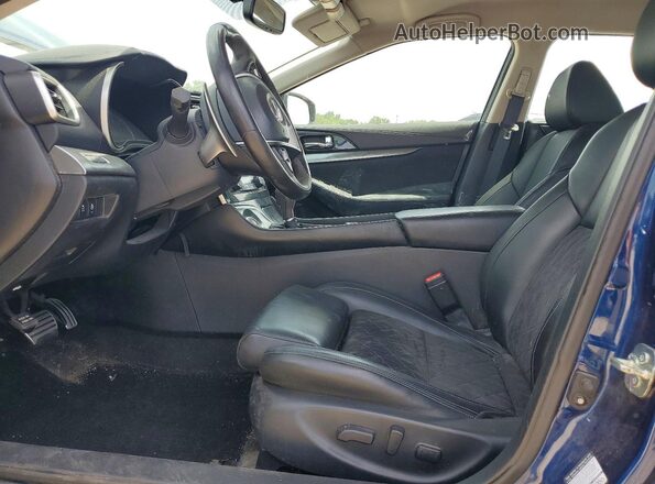 1N4AA6AP0GC907040 2016 NISSAN MAXIMA Blue Vista interior delantera