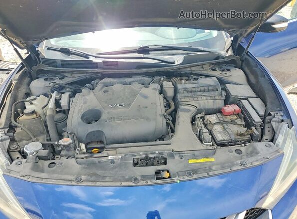 1N4AA6AP0GC907040 2016 NISSAN MAXIMA Blue Vista interior trasera
