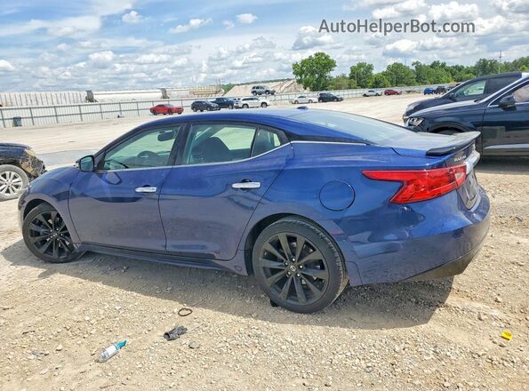 1N4AA6AP0GC907040 2016 NISSAN MAXIMA Blue Trasero izquierdo