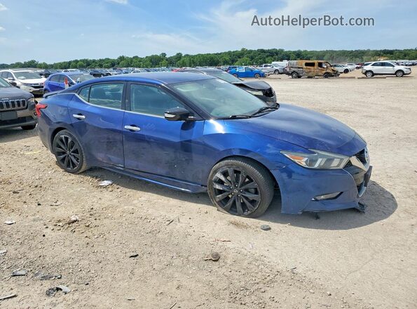 1N4AA6AP0GC907040 2016 NISSAN MAXIMA Blue Delantero derecho