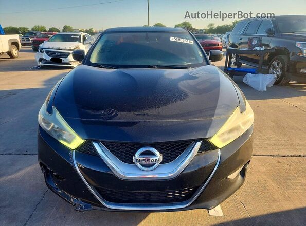 1N4AA6AP0HC377332 2017 NISSAN MAXIMA Black წინა ხედი