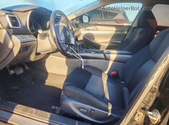 1N4AA6AP0HC377332 2017 NISSAN MAXIMA Black წინა სალონის ხედი