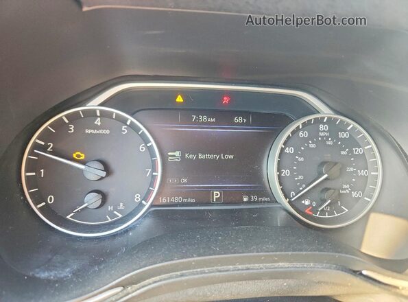 1N4AA6AP0HC377332 2017 NISSAN MAXIMA Black ხელსაწყოთა პანელის ხედი