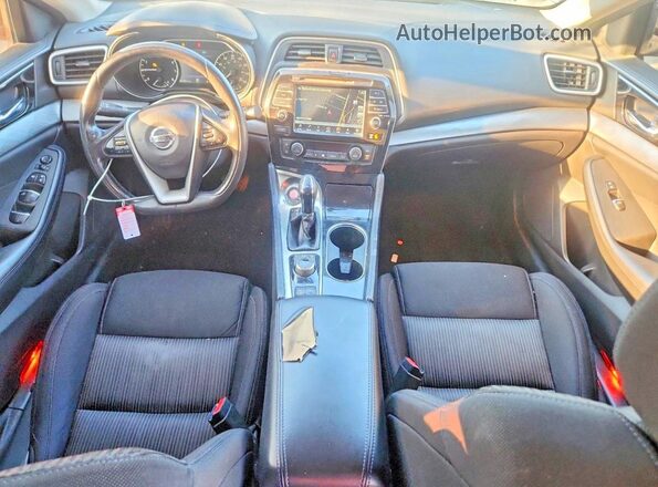1N4AA6AP0HC377332 2017 NISSAN MAXIMA Black წინა პანელის ხედი