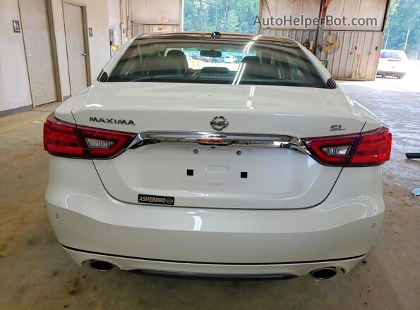 1N4AA6AP0HC385270 2017 NISSAN MAXIMA White Вид ззаду