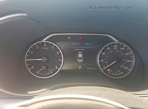 1N4AA6AP0HC402844 2017 NISSAN MAXIMA Red ხელსაწყოთა პანელის ხედი