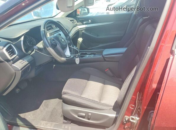 1N4AA6AP0HC402844 2017 NISSAN MAXIMA Red წინა სალონის ხედი
