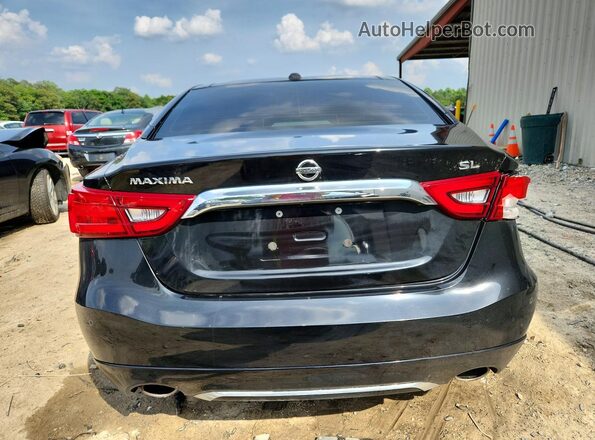 1N4AA6AP0HC411186 2017 NISSAN MAXIMA Black უკანა ხედი