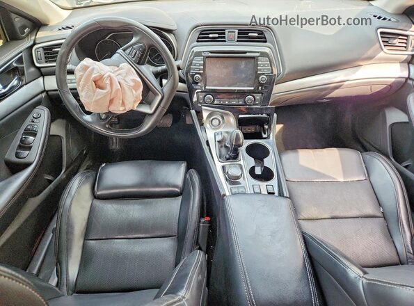 1N4AA6AP0HC411186 2017 NISSAN MAXIMA Black წინა პანელის ხედი