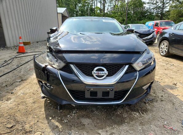 1N4AA6AP0HC411186 2017 NISSAN MAXIMA Black წინა ხედი