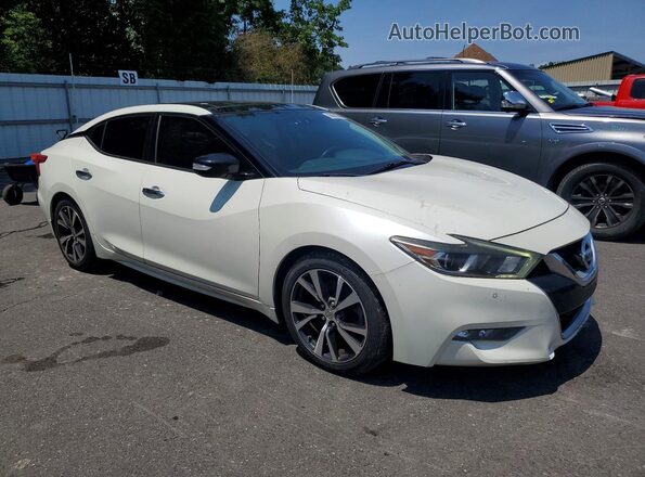 1N4AA6AP0HC413584 2017 NISSAN MAXIMA White Передня права чверть