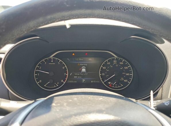 1N4AA6AP0HC413584 2017 NISSAN MAXIMA White Вид щитка приладів