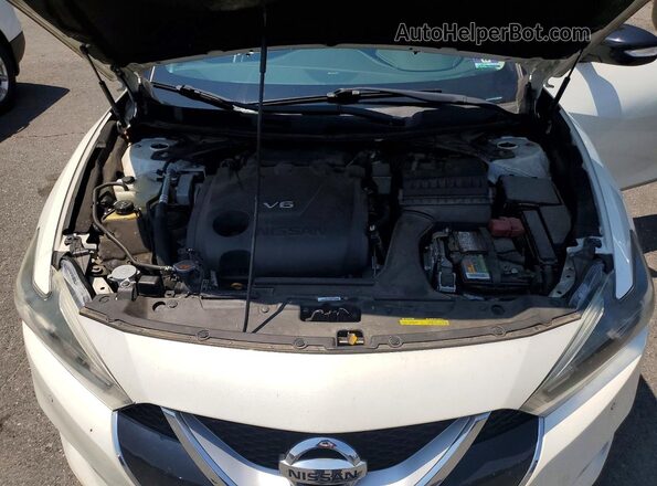 1N4AA6AP0HC413584 2017 NISSAN MAXIMA White Вид задньої частини салону