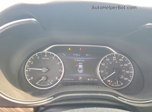1N4AA6AP0HC414914 2017 NISSAN MAXIMA Silver ხელსაწყოთა პანელის ხედი