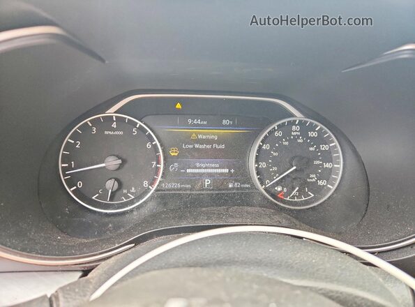 1N4AA6AP0HC416453 2017 NISSAN MAXIMA Silver Widok zestawu wskaźników