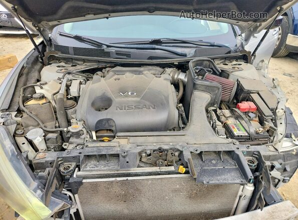 1N4AA6AP0HC416453 2017 NISSAN MAXIMA Silver Widok wnętrza z tyłu