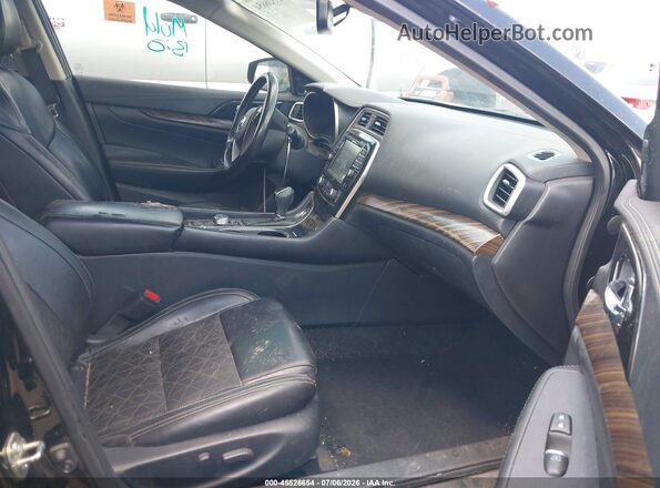 1N4AA6AP0HC419210 2017 NISSAN MAXIMA Black წინა სალონის ხედი