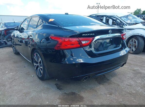 1N4AA6AP0HC419210 2017 NISSAN MAXIMA Black უკანა მარცხენა