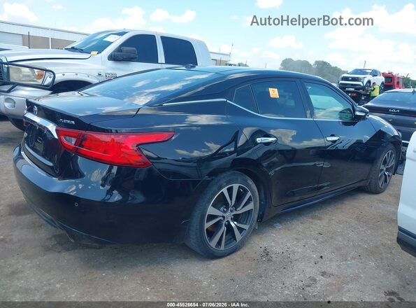 1N4AA6AP0HC419210 2017 NISSAN MAXIMA Black უკანა სალონის ხედი