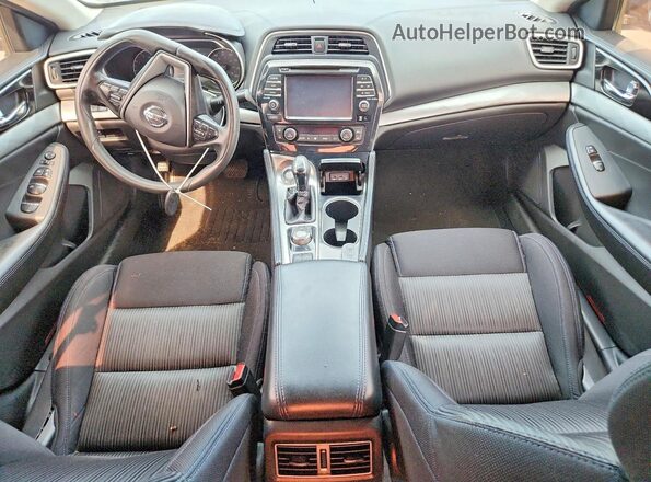 1N4AA6AP0HC431728 2017 NISSAN MAXIMA Blue Widok deski rozdzielczej