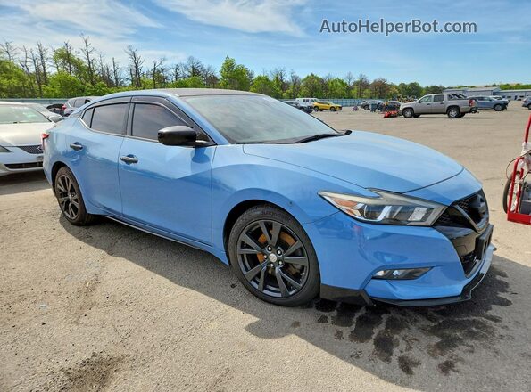 1N4AA6AP0HC431728 2017 NISSAN MAXIMA Blue Przód prawy