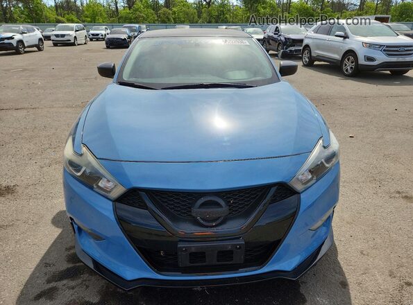 1N4AA6AP0HC431728 2017 NISSAN MAXIMA Blue Widok z przodu