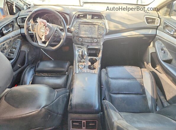 1N4AA6AP0HC444463 2017 NISSAN MAXIMA Silver Вид панелі приладів