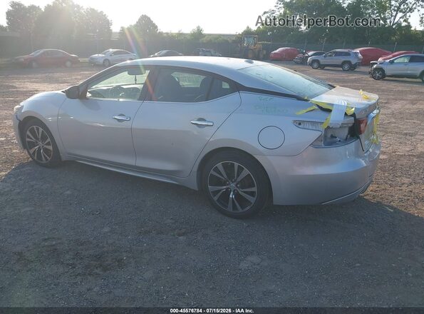 1N4AA6AP0HC447637 2017 NISSAN MAXIMA Серебряный Задняя левая четверть