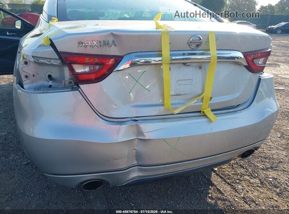 1N4AA6AP0HC447637 2017 NISSAN MAXIMA Серебряный Вид спереди