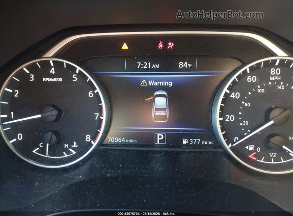 1N4AA6AP0HC447637 2017 NISSAN MAXIMA Серебряный Панорамный вид салона 360°