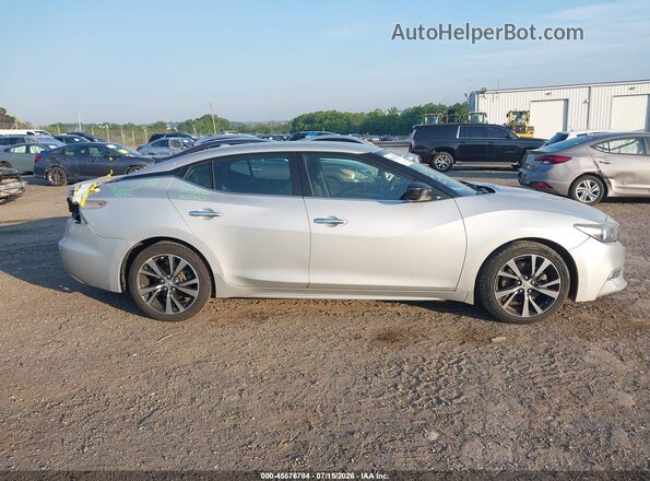 1N4AA6AP0HC447637 2017 NISSAN MAXIMA Серебряный Вид щитка приборов
