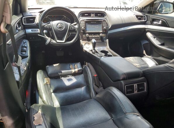 1N4AA6AP0JC362299 2018 NISSAN MAXIMA Black Առջևի վահանակի տեսք