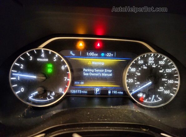 1N4AA6AP0JC372802 2018 NISSAN MAXIMA White Widok zestawu wskaźników