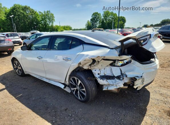 1N4AA6AP0JC375795 2018 NISSAN MAXIMA Белый Задняя левая четверть