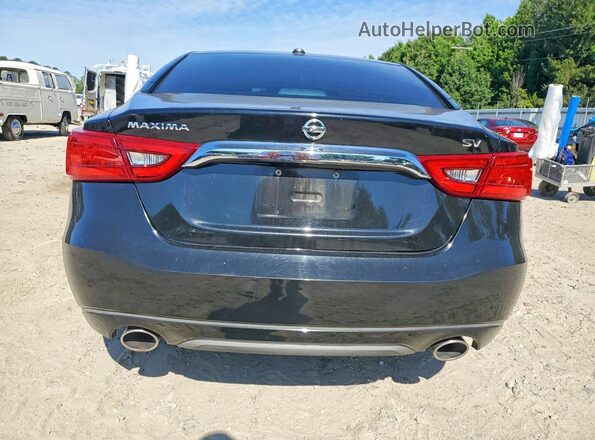 1N4AA6AP0JC387137 2018 NISSAN MAXIMA Black უკანა ხედი