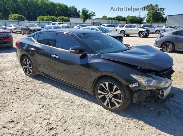 1N4AA6AP0JC387137 2018 NISSAN MAXIMA Black წინა მარჯვენა