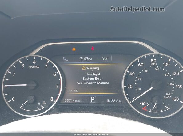 1N4AA6AP0JC387431 2018 NISSAN MAXIMA Silver Հետևի նստատեղերի տեսք
