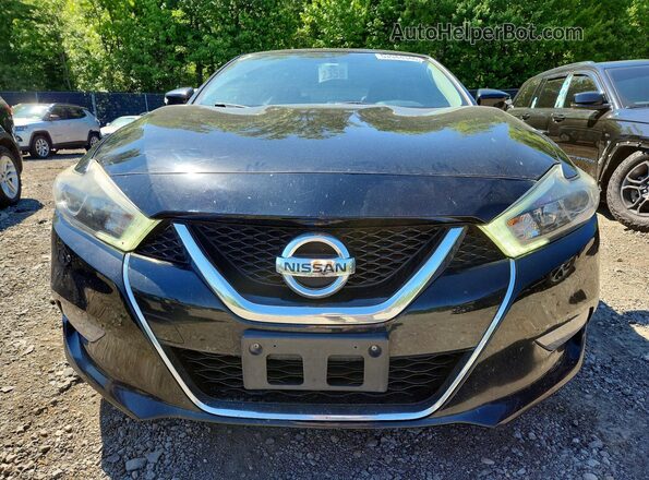 1N4AA6AP0JC387980 2018 NISSAN MAXIMA Black Widok z przodu