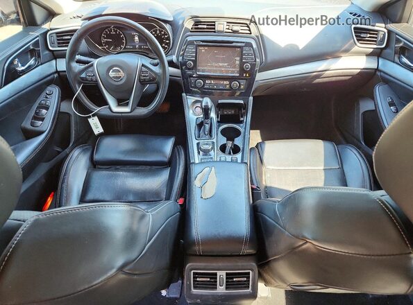 1N4AA6AP0JC387980 2018 NISSAN MAXIMA Black Widok deski rozdzielczej