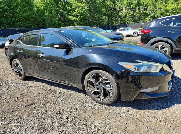 1N4AA6AP0JC387980 2018 NISSAN MAXIMA Black Przód prawy